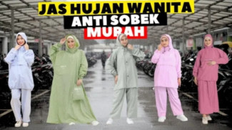 Wajib Punya! 8 Jas Hujan Wanita Paling Stylish & Anti Bocor, Bikin Tetap Anggun Meski Hujan Deras!