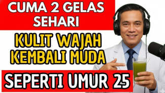 Dua Gelas Ajaib Dapur Anda: Resep Rahasia Dokter untuk Wajah Kencang Bebas Flek Hitam Usia 60 Tahun