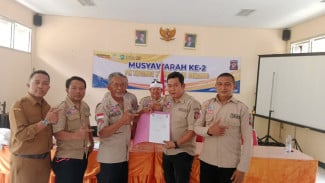 Musyawarah Digelar, Jajang Abdul Muhaimin Terpilih Kembali Menjadi Ketua FK Tagana Subang