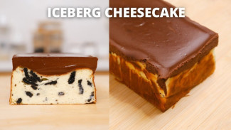 Creamy Nyoklat! Begini Cara Membuat Iceberg Cheesecake Lembut dan Lumer di Mulut
