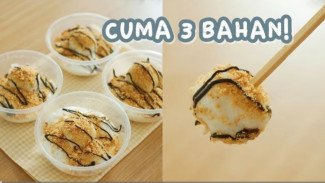 Bola Ketan Lumer Tanpa Oven, Resep Takjil Tiga Bahan Yang Kenyalnya Nagih Banget!