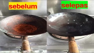 Hempas Karat! Trik Bersihkan Kuali Lama Paling Ampuh Pakai Teknik Bakar!