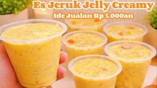 Ide Jualan Segar Paling Dicari! Es Jeruk Jeli Krim Creamy, Modal Murah Untung Besar