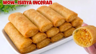 Gorengan Ini Selalu Ludes Saat Puasa! Risol Isi Bihun Pedas, Crispy di Luar Lembut di Dalam