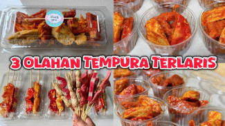 Jajanan Tempura Disulap Jadi Sate dan Mix Pedas Ide Jualan Murah yang Bikin Penasaran