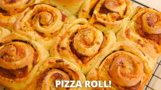 Pizza Roll Lembut dan Gurih! Camilan Roti Isi Keju, Cocok Banget Buat Camilan Sore