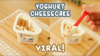 Viral Kebangetan! Resep Yogurt Cheesecake 2 Bahan Anti Gagal, Dessert Mewah Tanpa Oven!