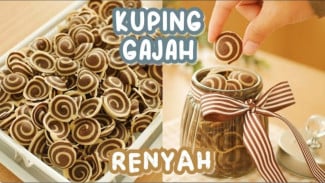 Kriuknya Abadi! Resep Kuping Gajah Renyah Anti Gagal, Isian Toples Jadul yang Gurihnya Kebangetan!