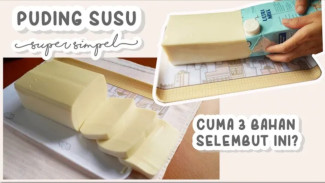 Lembutnya Gak Ada Obat! Resep Puding Susu 3 Bahan Paling Praktis, Camilan Sehat yang Lumer di Mulut Tanpa Ribet!