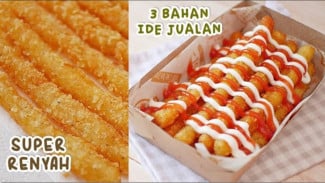 Kriuk Brutal! Resep Stik Kentang Panir Super Renyah, Camilan 3 Bahan Paling Satset!