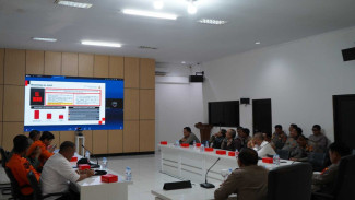 Polres Purwakarta Ikuti Vicon Bahas El Nino “Godzilla” dan Ancaman Karhutla