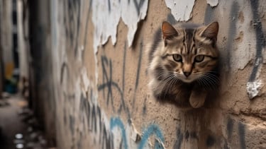Cat dinding mengelupas