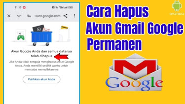 Cara hapus akun Gmail