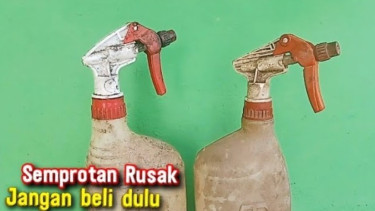 Semprotan rusak