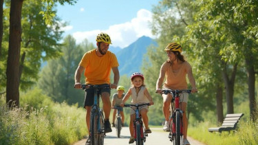 Bersepeda (foto ilustrasi).