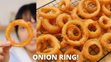 Tips membuat onion ring