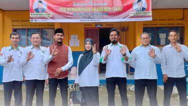 Monitoring pelaksanaan TKA 2026 di MTsN 3 Purwakarta oleh Kemenag untuk memastikan ujian berjalan tertib dan transparan.