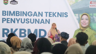 Disdik Purwakarta mengadakan Bimtek RKBMD 2026 untuk pengelola barang milik daerah jenjang SD dan SMP.