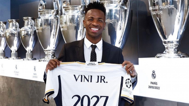 Pemain Real Madrid, Vinicius Junior.