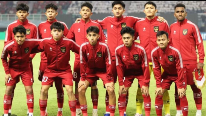 Pemain Timnas Indonesia U-17 vs Ekuador