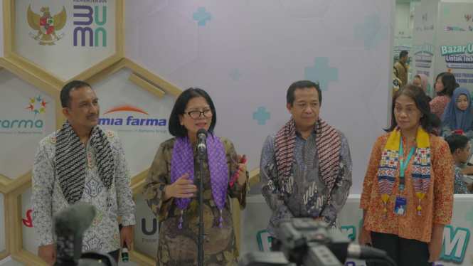 Biofarma, Kimia Farma, dan Indofarma Sukseskan Bazar UMKM