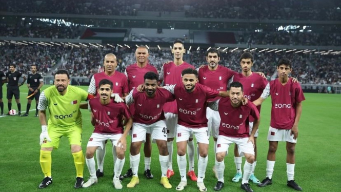 Timnas Qatar vs Kamboja di laga uji coba