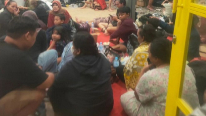 Para pengungsi banjir Braga Kota Bandung