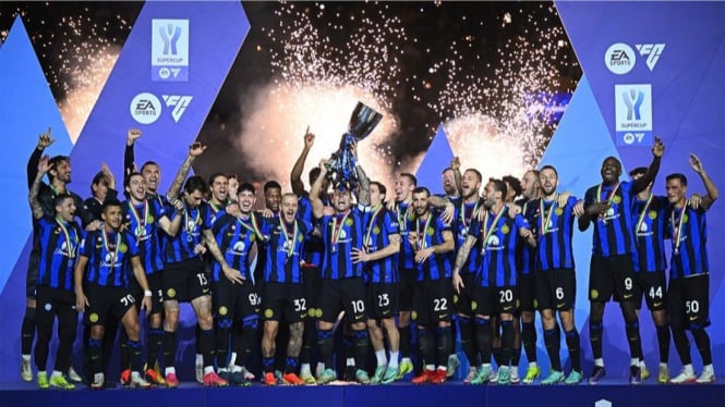 Ilustrasi Inter Milan Juara Serie A Liga Italia 2023-2024
