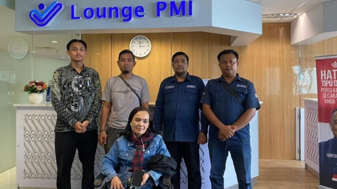 Penjemputan PMI Asal Kabupaten Purwakarta di Bandara Soekarno Hatta