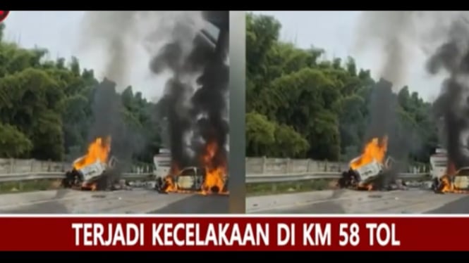 Kecelakaan maut di tol Cikampek-Jakarta.