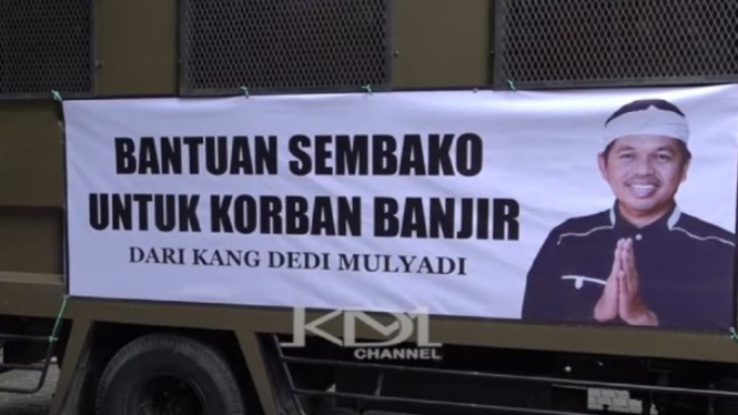 Dedi Mulyadi berikan bantuan ke warga Sukabumi