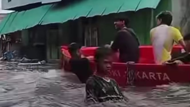 Banjir rob di Jakarta