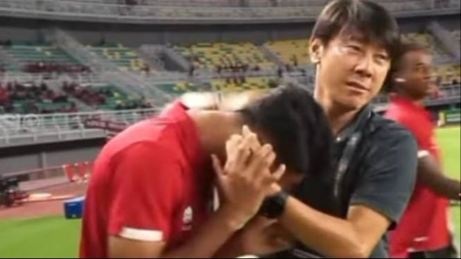 Shin Tae-yong Bersama Pemain Timnas Indonesia