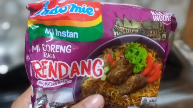 Indomie varian rendang