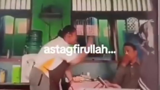 Anak ibu kantin viral kini mengamuk ke guru MTs