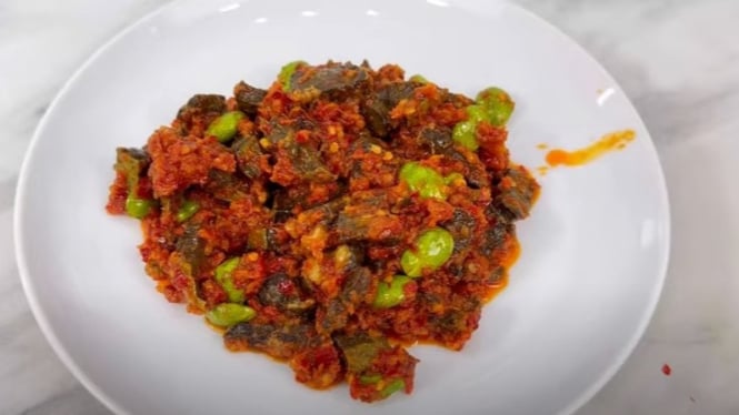 Sambal paru pete