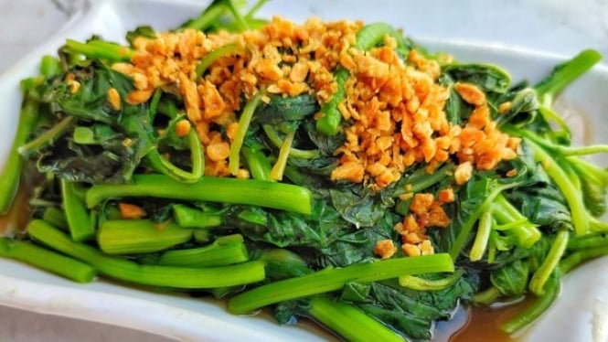 Tumis Kangkung Bawang