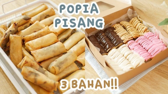 Pisang Coklat Lumer/Popia Pisang