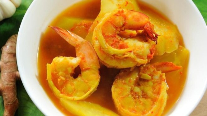 Sayur Udang Pepaya Muda