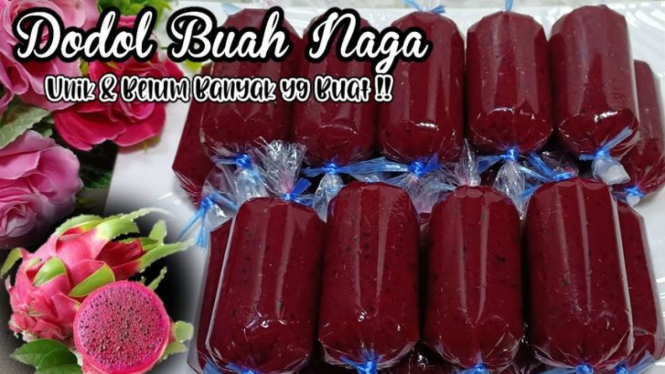 Dodol buah naga