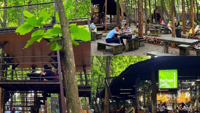 Wisata Hutan Jati Cafe & Gelato Purwakarta