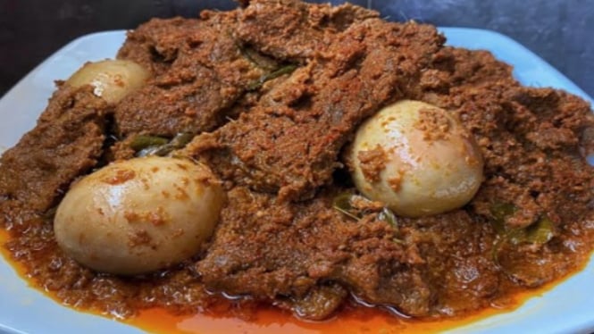 Rendang daging dendeng