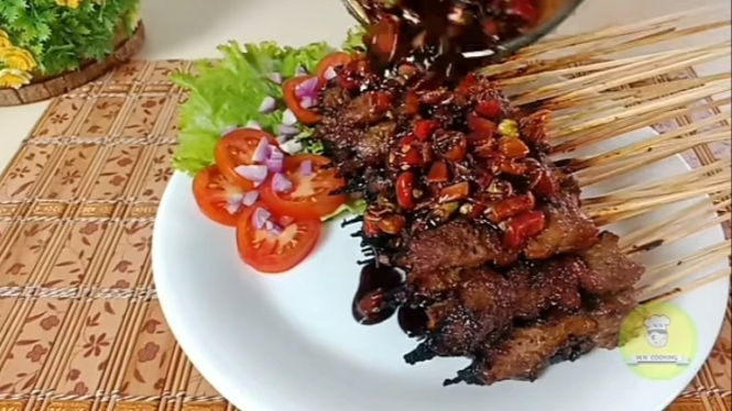 Sate Sapi Pedas Manis