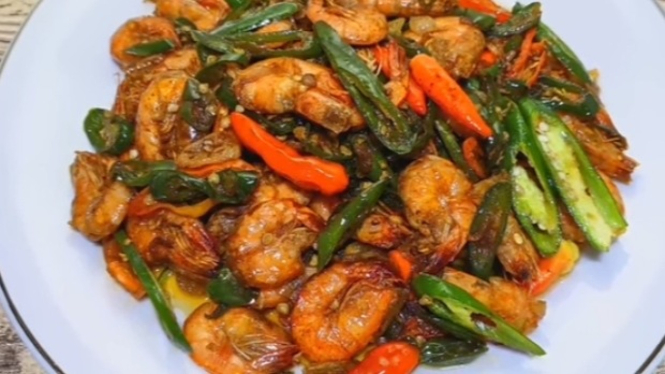 Tumis Udang Bumbu Cabe