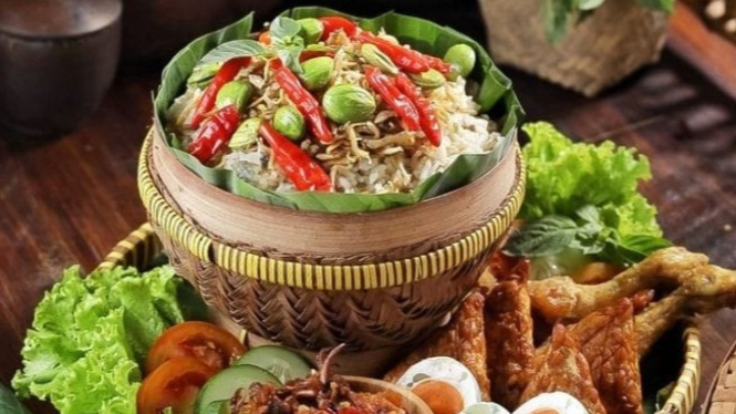 Nasi liwet teri (foto ilustrasi)