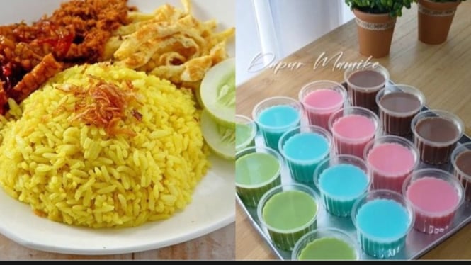 2 ide jualan Ramadan, nasi kuning dan puding