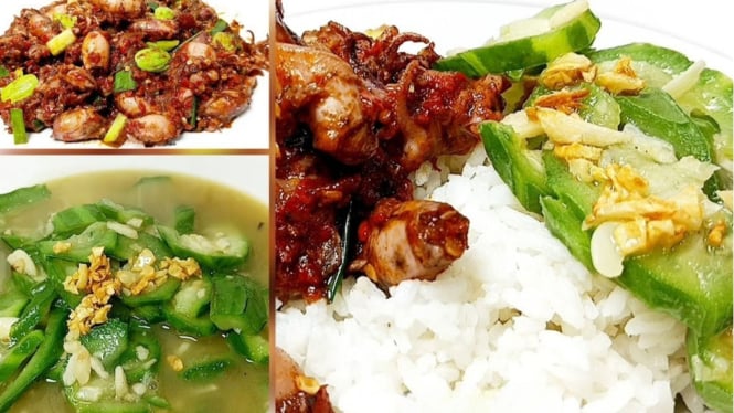 Masak Balado Cumi Segar dan Tumis Oyong