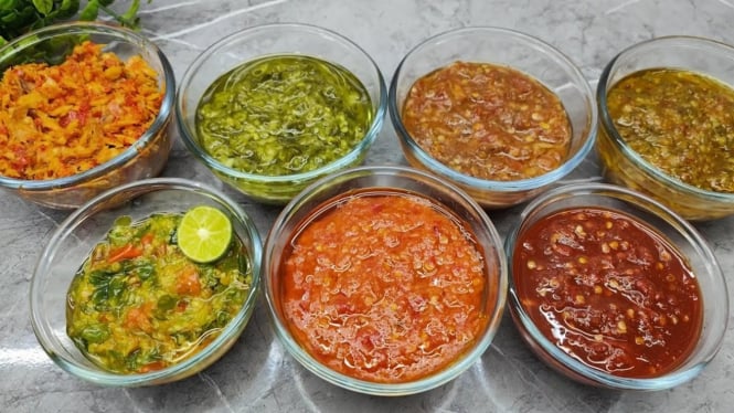 7 jenis sambal untuk seminggu