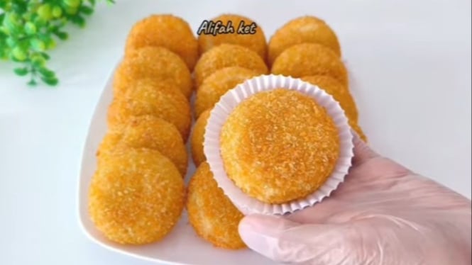 Ide jualan takjil kue ubi kelapa crispy