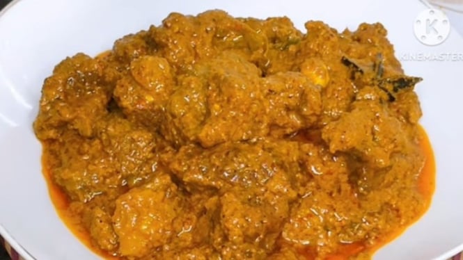 Kalio daging khas Padang untuk menu sahur